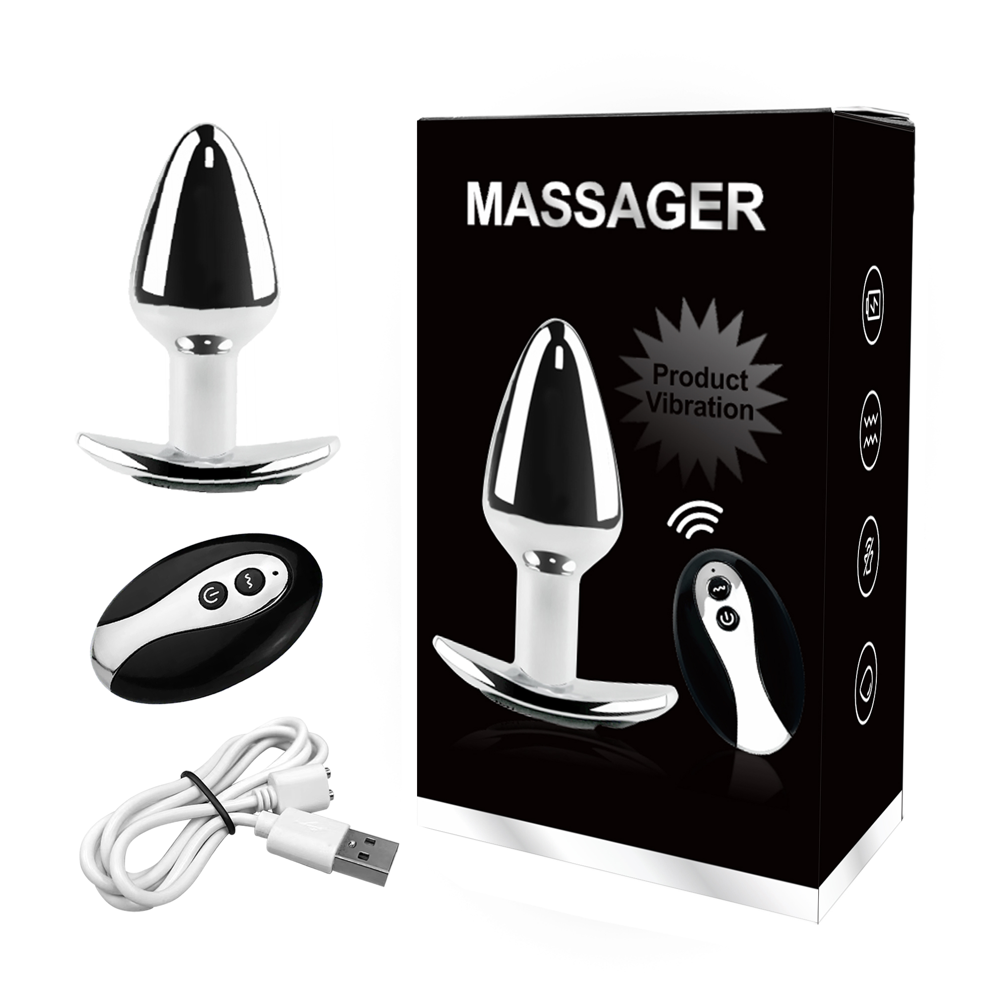 Metalna analna kupa sa vibracijom i daljinskom kontrolom DK 465